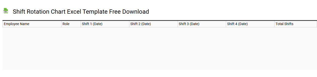 Shift rotation chart Excel template free download