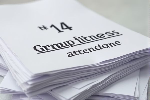 Excel Template for Tracking Group Fitness Attendance: Easy-to-Use Download