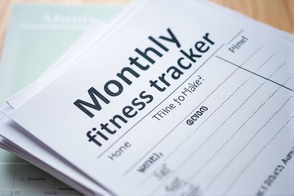 Monthly Fitness Tracker Excel Template: Streamline Your Fitness Progress and Goals