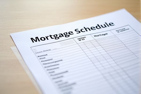 Mortgage Amortization Schedule Excel Template with Principal and Interest Calculation