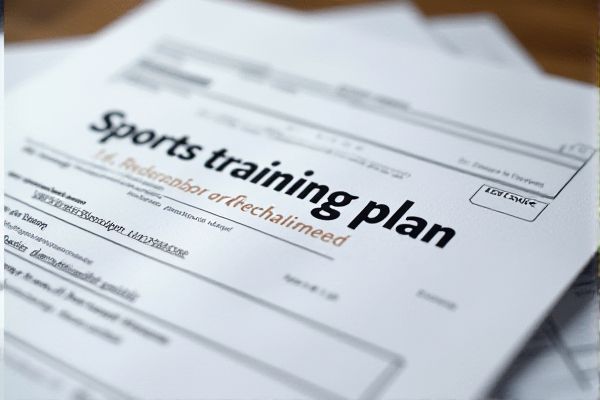 Comprehensive Sports Training Plan: Free Excel Template for Effective Workout Scheduling