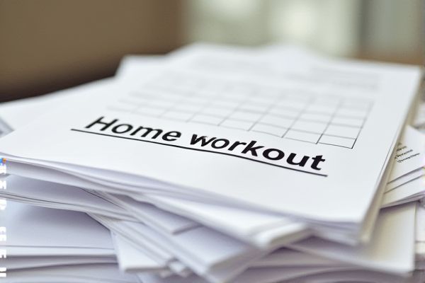Home Workout Calendar Excel Template: Easily Plan and Track Your Fitness Routine