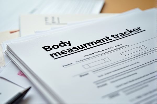 Body Measurement Tracker Excel Template: Easily Track Your Fitness Progress