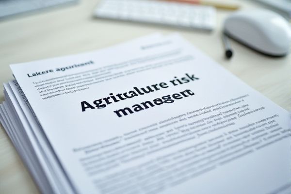 Excel Template for Effective Agriculture Risk Management