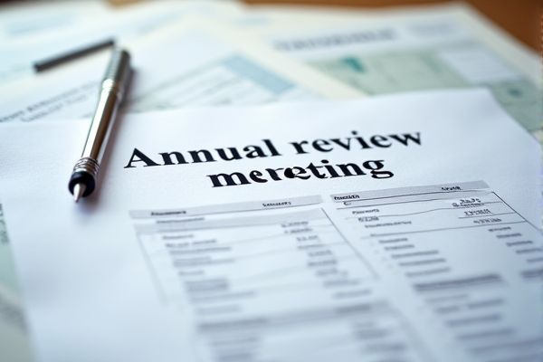 Annual Review Meeting Excel Template for Efficient Performance Tracking