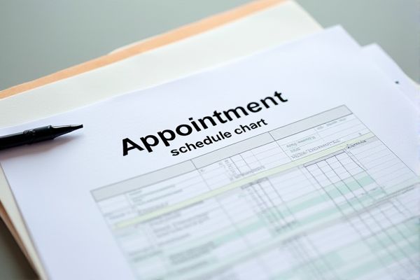 Appointment Schedule Chart Excel Template - Easy-to-Use & Customizable