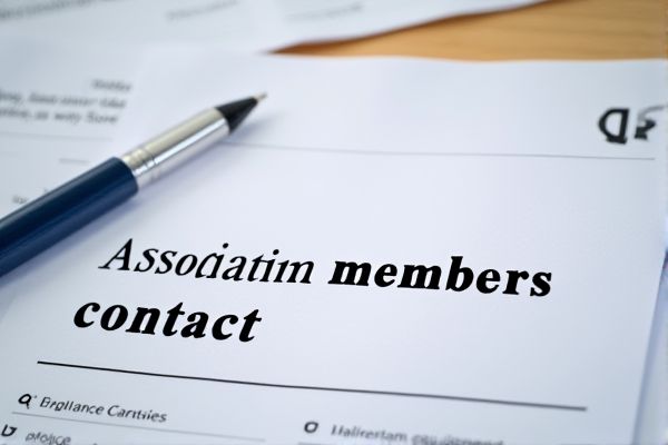 Excel Template for Managing Association Member Contacts