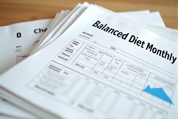 Monthly Balanced Diet Chart Excel Template for Healthy Meal Planning