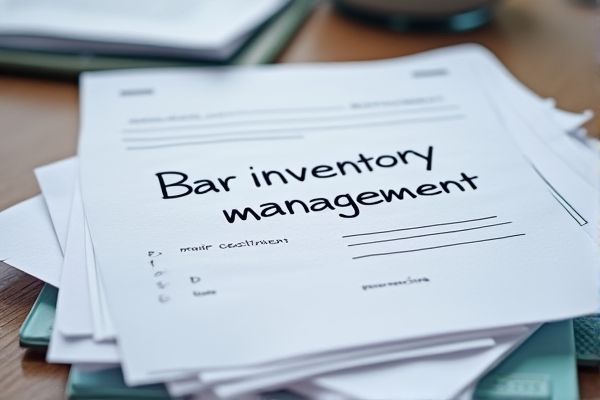 Bar Inventory Management Excel Template: Streamline Your Bar Operations