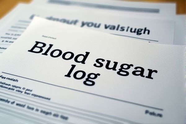 Blood Sugar Log Excel Template for Easy Diabetes Tracking