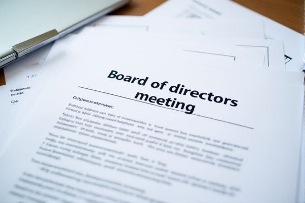 Board of Directors Meeting Excel Template: Streamline Your Board Meetings