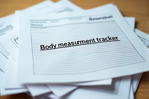 Body Measurement Tracker Excel Template for Easy Progress Monitoring