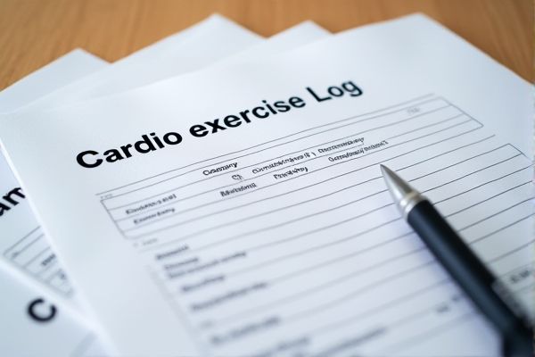 Cardio Exercise Log Excel Template for Tracking Your Workouts