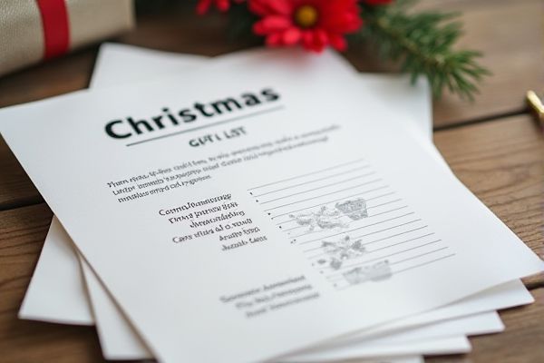 Christmas Gift List Excel Template: Organize Your Holiday Shopping Effortlessly