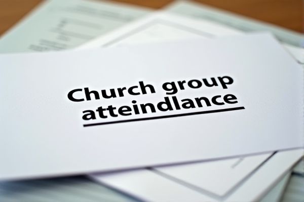 Excel Template for Tracking Church Group Attendance: Easy-to-Use Attendance Spreadsheet for Churches