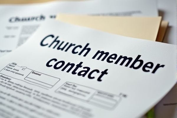 Church Member Contact Excel Template for Easy Management