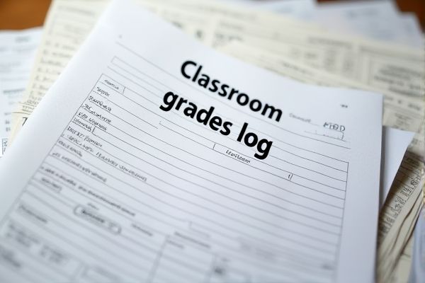 Classroom Grades Log Excel Template for Efficient Student Performance Tracking