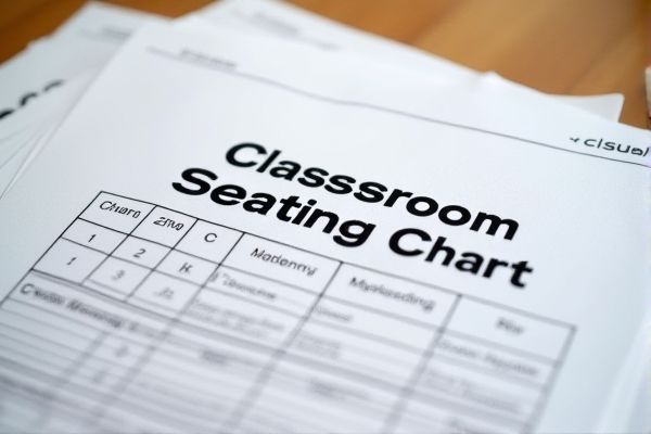 Classroom Seating Chart Excel Template for Easy Student Organization