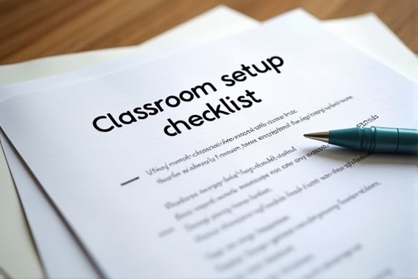 Comprehensive Classroom Setup Checklist: Free Excel Template for Teachers