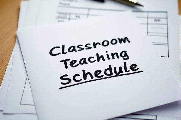 Classroom Teaching Schedule Excel Template for Efficient Lesson Planning