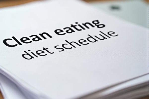 Clean Eating Diet Schedule: Free Excel Template for Meal Planning