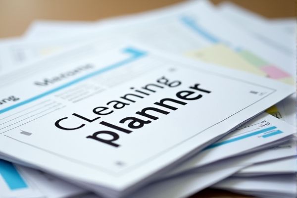 Cleaning Planner Excel Template for Efficient Home Organization