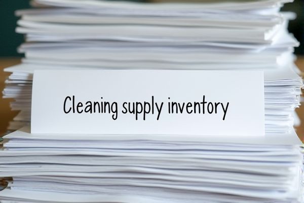 Cleaning Supply Inventory Excel Template: Download and Track Your Supplies Efficiently