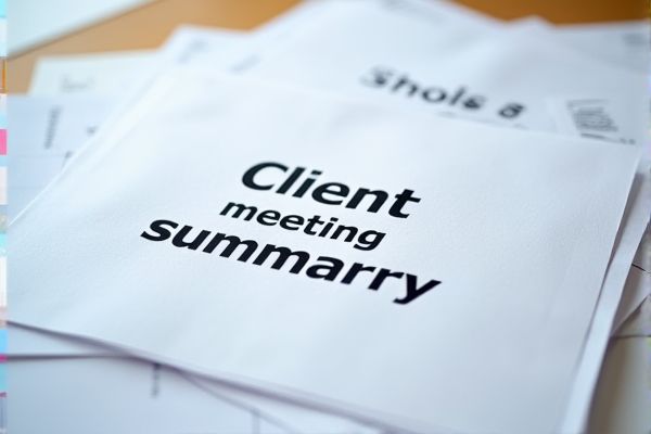 Client Meeting Summary Excel Template for Efficient Meeting Documentation