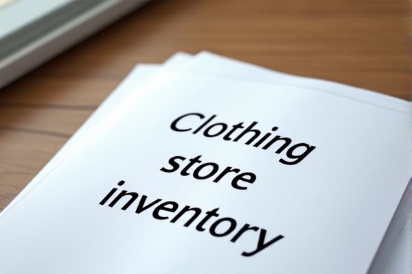 Excel Template for Efficient Clothing Store Inventory Management