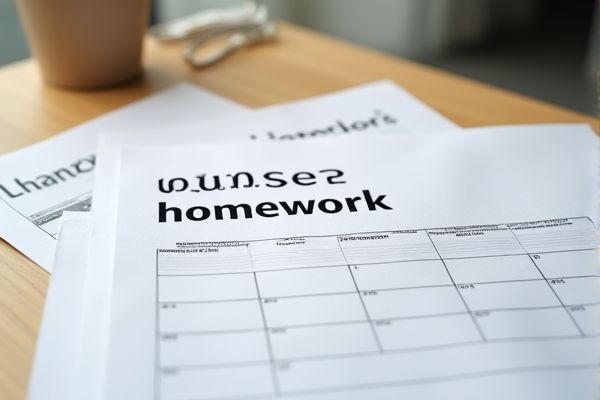 Excel Template for a College Homework Calendar: Stay Organized and Manage Assignments Efficiently