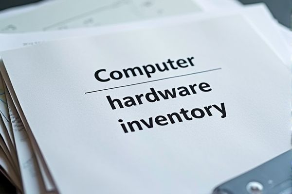 Computer Hardware Inventory Excel Template: Streamline Your IT Asset Management