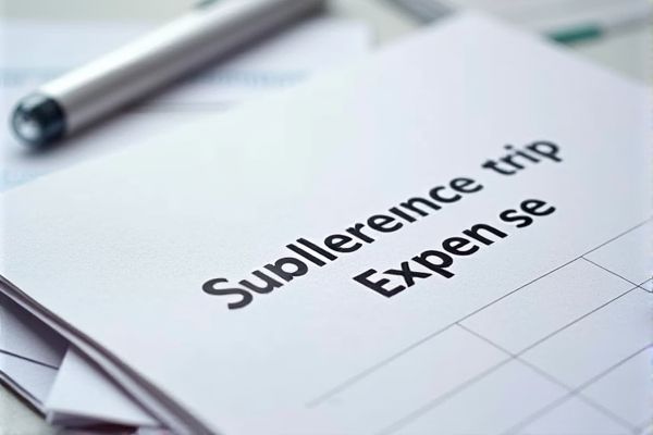 Excel Template for Tracking Conference Trip Expenses