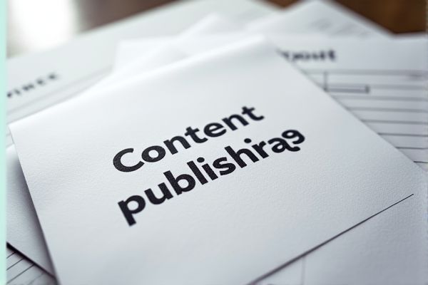 Content Publishing Calendar Excel Template for Efficient Planning