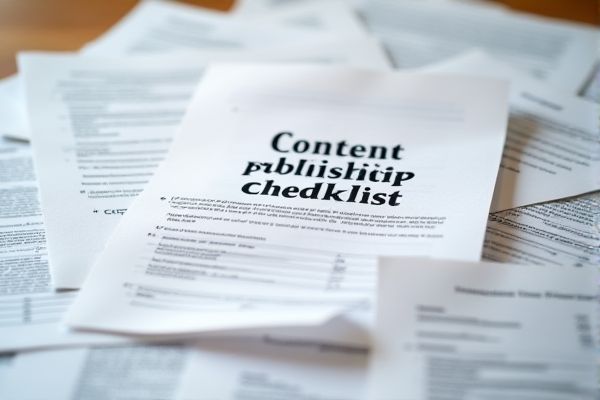 Comprehensive Content Publishing Checklist: Free Excel Template for Streamlined Workflow