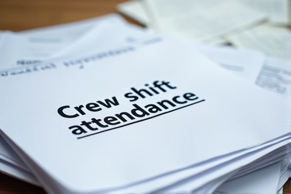 Excel Template for Crew Shift Attendance Tracking