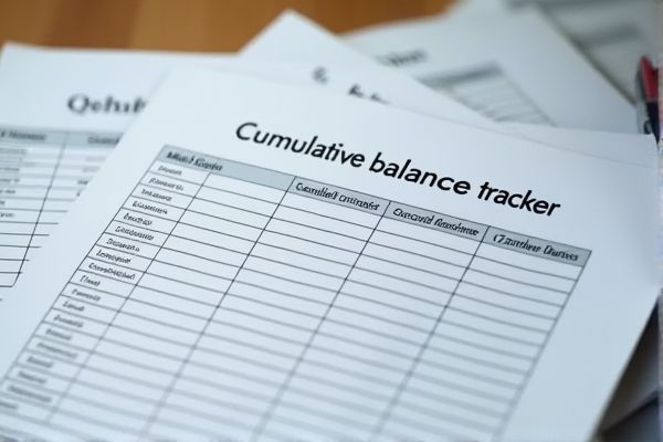 Excel Template for Tracking Cumulative Balances Efficiently