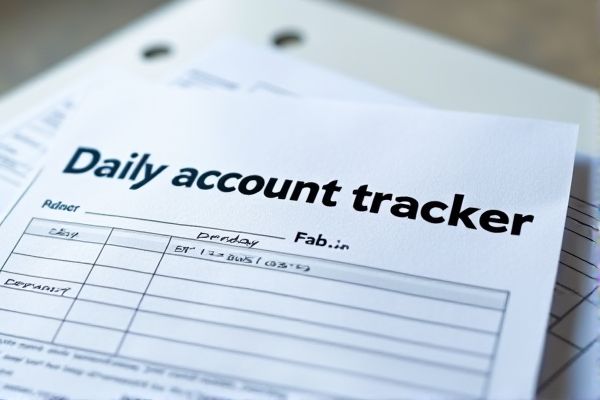Ultimate Daily Account Tracker Excel Template for Efficient Financial Management