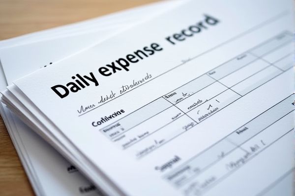 Daily Expense Record Excel Template for Easy Financial Tracking