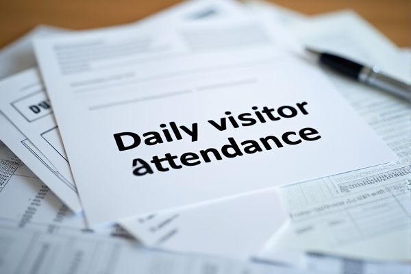 Daily Visitor Attendance Excel Template: Track and Manage Visitor Records Efficiently
