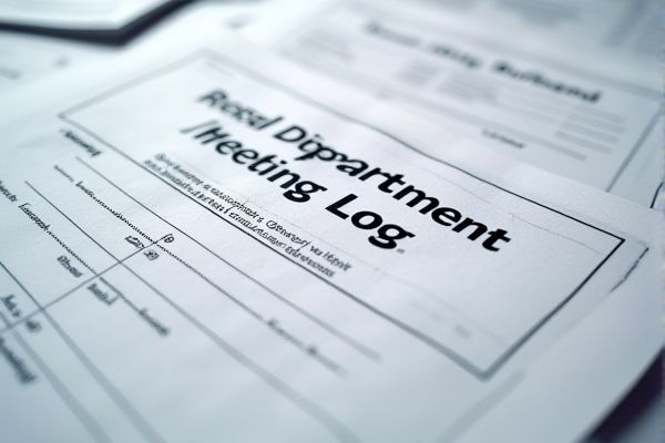 Excel Template for Department Meeting Logs: Easy-to-Use Meeting Minutes Tracker