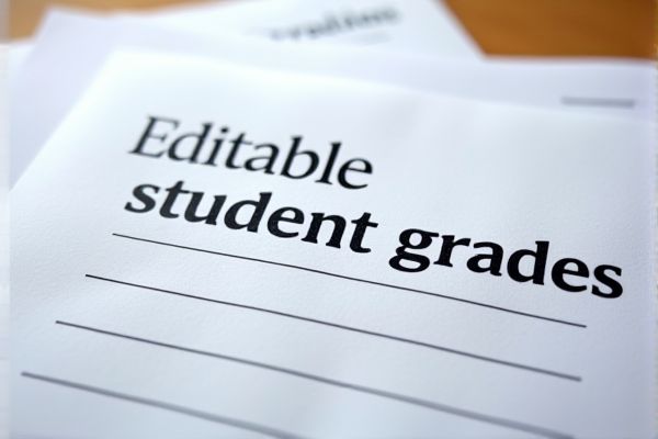 and Editable Student Grades Excel Template for Efficient Classroom Management