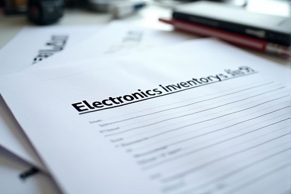 Electronics Inventory List Excel Template: Streamline and Organize Your Electronics Inventory