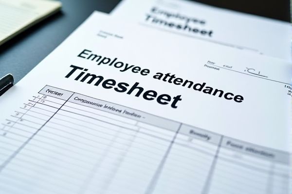 Employee Attendance Timesheet Excel Template: Track Staff Attendance Easily