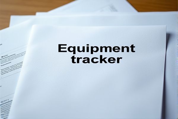 Equipment Tracker Excel Template: Streamline Asset Management and Maintenance