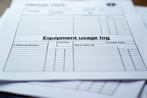 Equipment Usage Log Excel Template for Efficient Asset Tracking