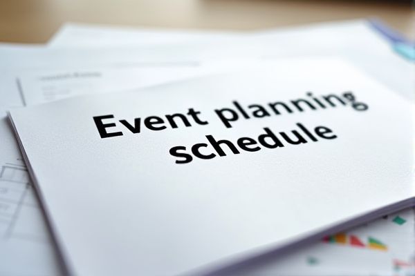 Event Planning Schedule Excel Template for Efficient Event Management