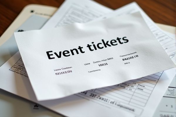 Event Ticket Receipt Excel Template for Easy Payment Tracking