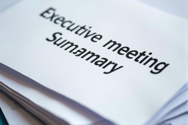 Executive Meeting Summary Excel Template: Streamline Your Meeting Documentation and Reporting