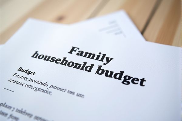 Family Household Budget Excel Template: Simple Guide to Organizing Your Finances