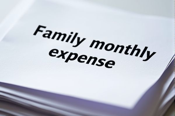 Family Monthly Expense Excel Template: Easy-to-Use Budget Planner for Managing Household Finances